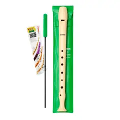 HOHNER - Flauta Dulce Soprano B9508 Original con Funda y Varilla de Limpieza