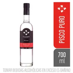 CUATRO GALLOS - PISCO ACHOLADO 700 ML