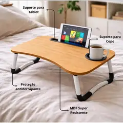 GEN - Mesa Plegable Para Laptop Y Para Desayuno En Cama Portátil