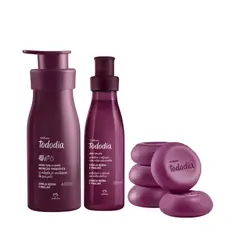 Natura - Set x3 Tododia Cereza Negra y Praline