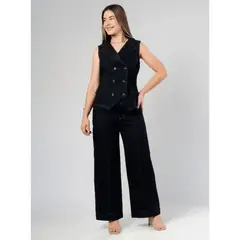 NANAMIKA JEANS - Chaleco Denim Natural Sastre Mujer Kelly