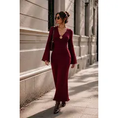KUKUYU - Vestido de hilo tejido para mujer Sol