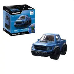 PLAYMOBIL - Ford F-150 Raptor 71858 Camioneta Pick Up con Figura Coleccionable 26 Piezas