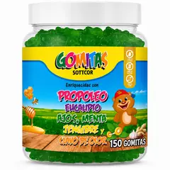 GENERICO - Gomitas Sottcor Propóleo con Eucalipto, Ajos, Menta, Jengibre y Clavo de Olor x 150 Gomitas
