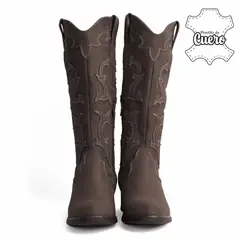 KALURI - Bota texana para Mujer Jolene Camel