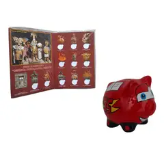 GENERICO - Pack Alcancia + Album para colección de monedas - edición cerámica