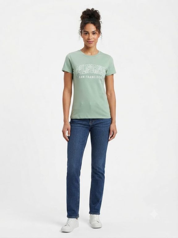 POLO MUJER basico - Verde