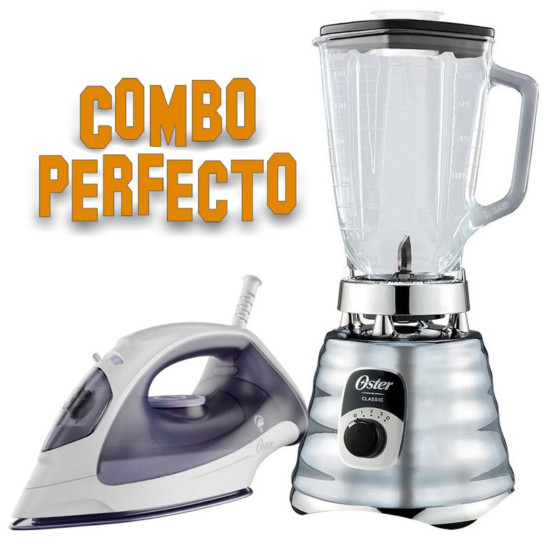 Licuadora Clásica BLST4655 + Plancha de vapor Liviana
