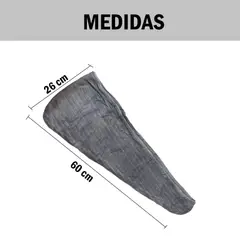 GENERICO - Pack x2 Toallas microfibra absorbente para cabello - Gris