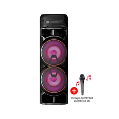 LG - Torre de sonido XBOOM RNC9 Multi-Bluetooth Karaoke Star + Micrófono