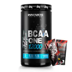 INN INNOVATE NUTRITION - Anminoacidos BCAA ONE 12000 INNOVATE NUTRITION 1 KG - Fruit Punch + 2 Sachet Diabolus