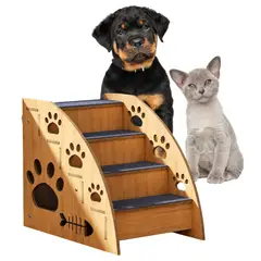 GENERICO - ESCALERA ANTIDESLIZANTE ARMABLE PARA MASCOTAS