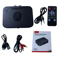 GENERICO - Bluetooth Receptor Adaptador audio 6.0 Aux Rca Usb M2R