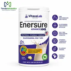 VITA - Proteína ENERSURE Advance HMB + Glucosamina + DHA y ARA,1100 gramos Sabor Vainilla