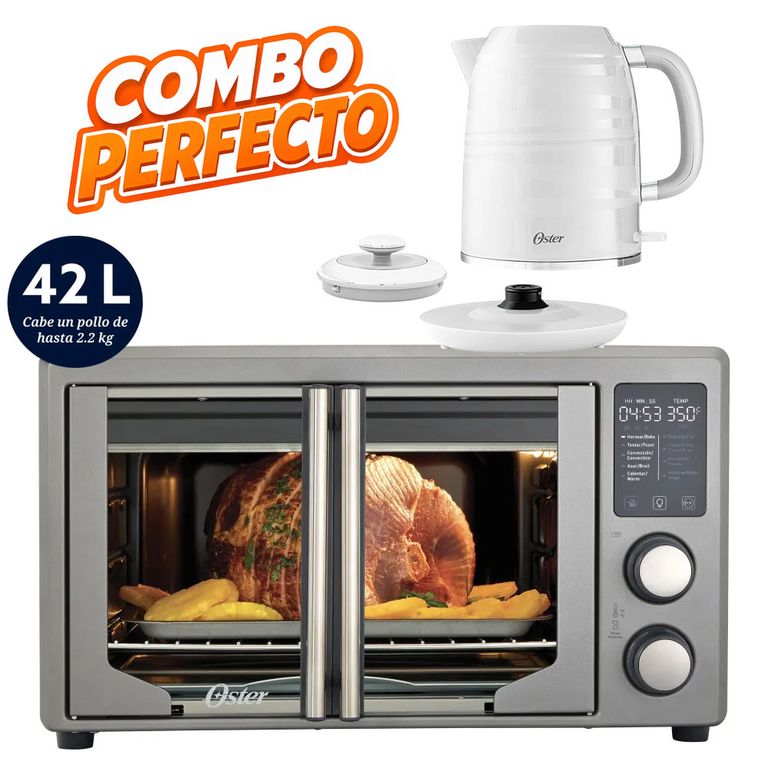 Horno Digital TSSTTV42FDDAFNS 42 L + Hervidor Eléctrico 1.7 L