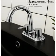 SEVILLANA - MEZCLADORA PARA LAVATORIO DE 4 CRISTINA CROMADO