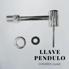 NACIONAL - LLAVE DE LAVATORIO PENDULO A LA PARED CROMADO
