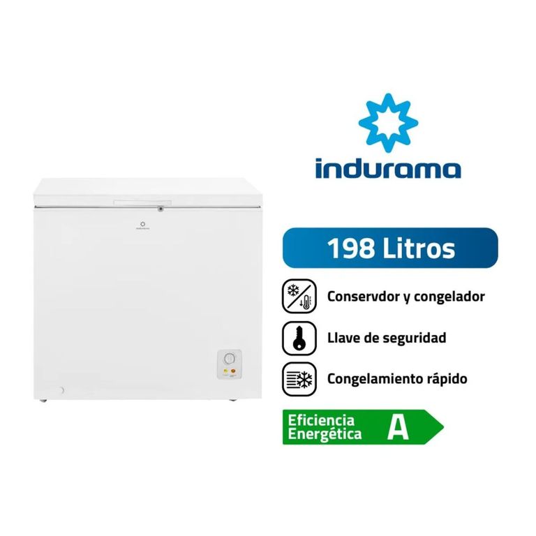 Congeladora CI-220BL Blanco 198LT