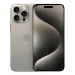 APPLE - IPhone 15 Pro 128GB Chip Físico - Natural Titanium (Reacondicionado).