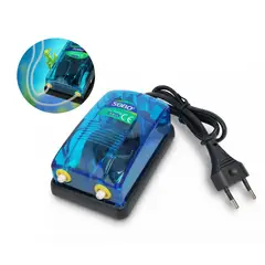 GENERICO - Bomba De Aire Para Pecera SB-348A 2 Salidas X 4l/min 5w