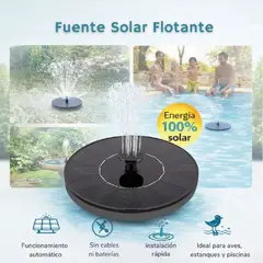 GENERICO - Decoración Flotante Para Estanques Y Piscinas ideal para Jardines con Fuente Solar