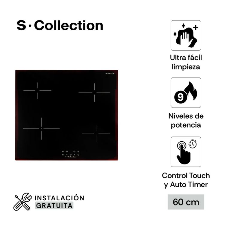 Encimera Scollection Inducción Pure Ceran 60 Cm SOLCO050V2