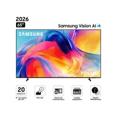 SAMSUNG - Televisor 65 Pulgadas MINI LED Vision AI UHD 4K TizenOS UN65M70HAGXPE + 1 Año de Garantía