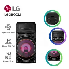 LG - Torre de sonido XBOOM RNC5 Multi-Bluetooth Karaoke Star