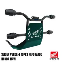 GENERICO - SLIDER VERDE HONDA NAVI 04 TOPES C/ CUBRECARTER