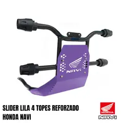 GENERICO - SLIDER LILA HONDA NAVI 04 TOPES C/ CUBRECARTER