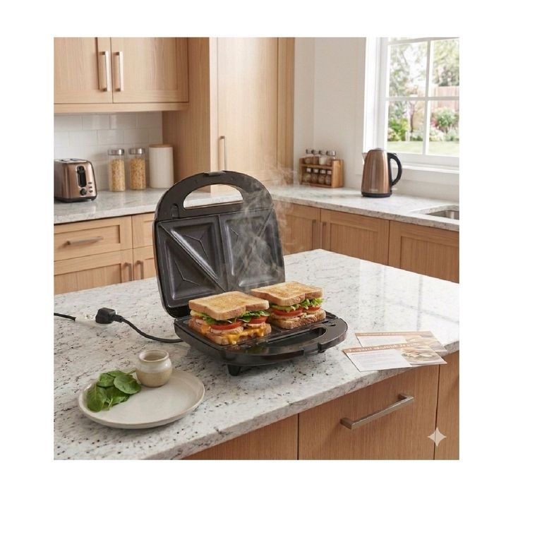 Waflera y Sandwichera Multifuncional 7 en 1 con placa Intercambiables 1500w