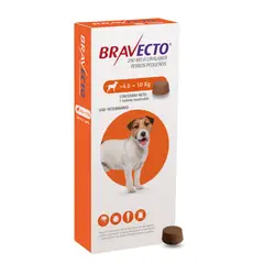 BRAVECTO - ANTIPULGAS 4.5 A 10KG 3 MESES