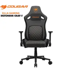 COUGAR - SILLA GAMING DEFENSOR GRAY F HASTA 155° GRADOS Repozabrazos Plegable 4D