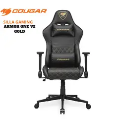 COUGAR - SILLA GAMING ARMOR ONE V2 GOLD HASTA 155 GRADOS 120KG
