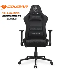 COUGAR - SILLA GAMING ARMOR ONE V2 NEGRO F HASTA 155 GRADOS 120KG