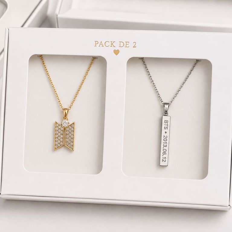 COLLAR BTS PARA LAS ARMYS - PACK DE 2