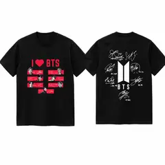 GENERICO - POLO BTS PARA ARMYS - DISEÑOS AMBOS LADOS