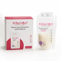 KILLAMOM - Bolsas de almacenamiento de leche materna x 25 unidades