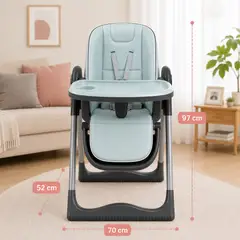 GENERICO - Silla comedor para bebé con respaldar reclinable