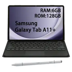 SAMSUNG - Tablet Galaxy Tab A11+ WIFI 6GB+128GB Gris+Teclado Negro+Lápiz