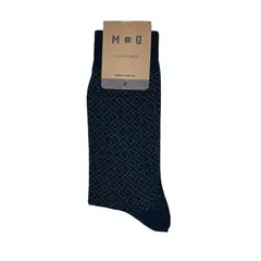 Mbo - Medias Altas Con Diseño 2 Pack X1 Negro
