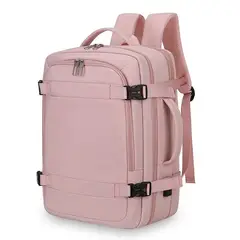 GENERICO - MOCHILA VIAJERA CABINERA 40x30x20cm MEDIDAS EUROPEAS EQUIPAJE DE MANO EXPANDIBLE