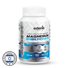 EDENIS HEALTH - Bisglicinato de Magnesio 120 Cápsulas