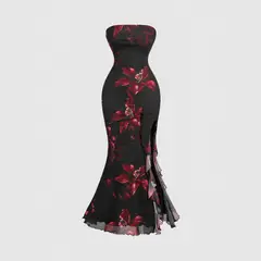 GENERICO - Vestido negro mujer - JORDANA