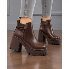 NEBULA - Botines Mujer Nuvia - Marron