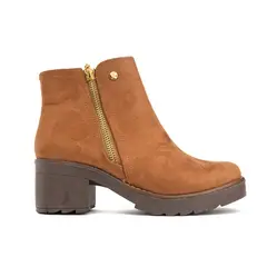 NEBULA - Botines Mujer Bari - Camel