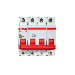 STECK - Interruptor Termomagnético SDZD64C16 Curva C 16A 4P