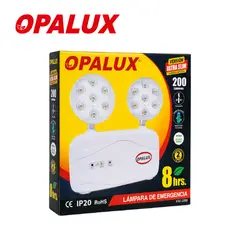 OPALUX - Lámpara Luz de Emergencia UltraSlim 9101.220LED