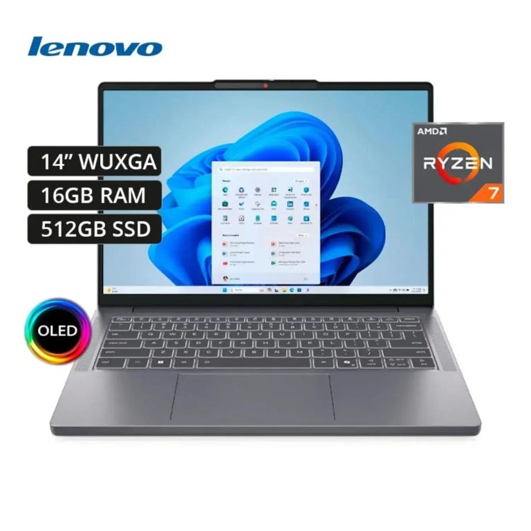 IdeaPad Slim 3 14ARP10 Ryzen 7-7735HS, 16GB RAM, 512GB SSD, 14″ WUXGA OLED