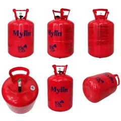 GENERICO - Balón de Helio Mylin Kit Completo Infla Hasta 50 Globos para Fiestas
